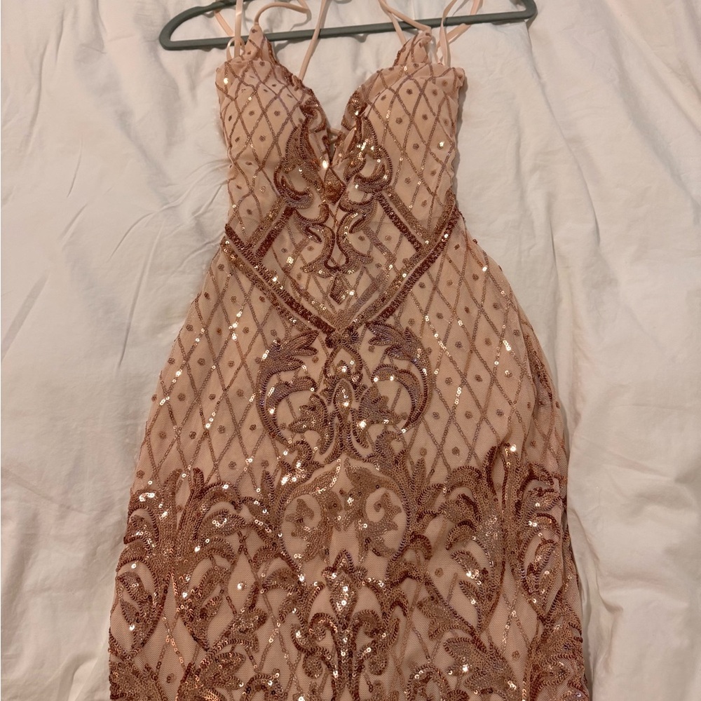 Windsor Rose Gold Dress